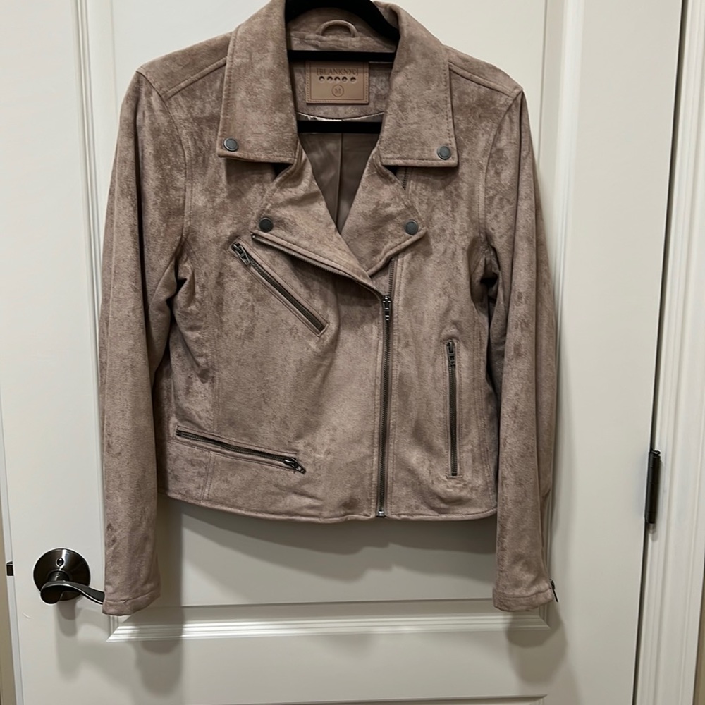Faux suede jacket